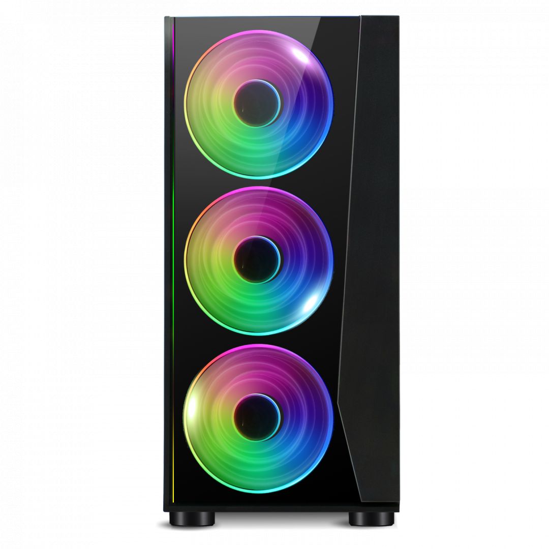 Spirit Of Gamer Ghost 5 RGB Tempered Glass Black