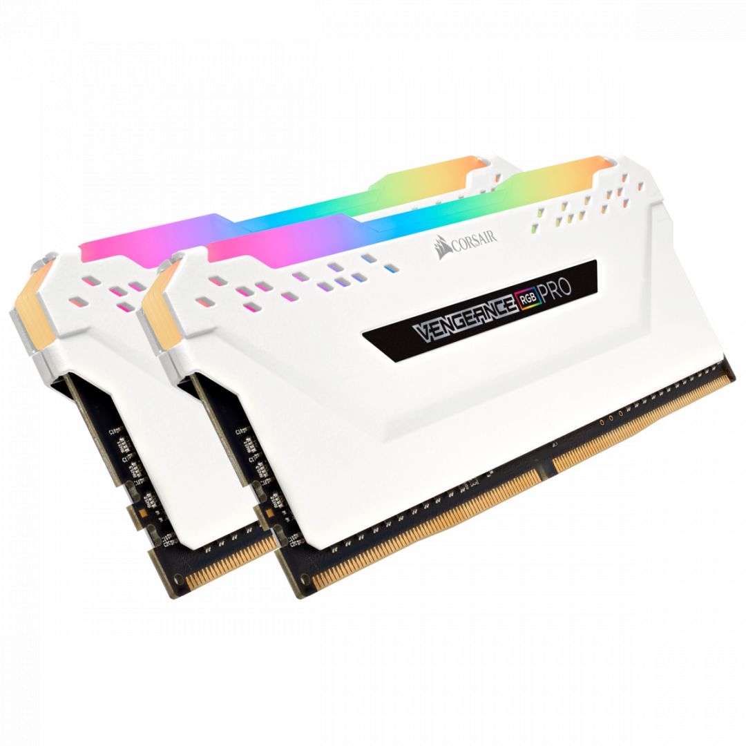 Corsair 16GB DDR4 3000MHz Kit (2x8GB) Vengeance RGB Pro White