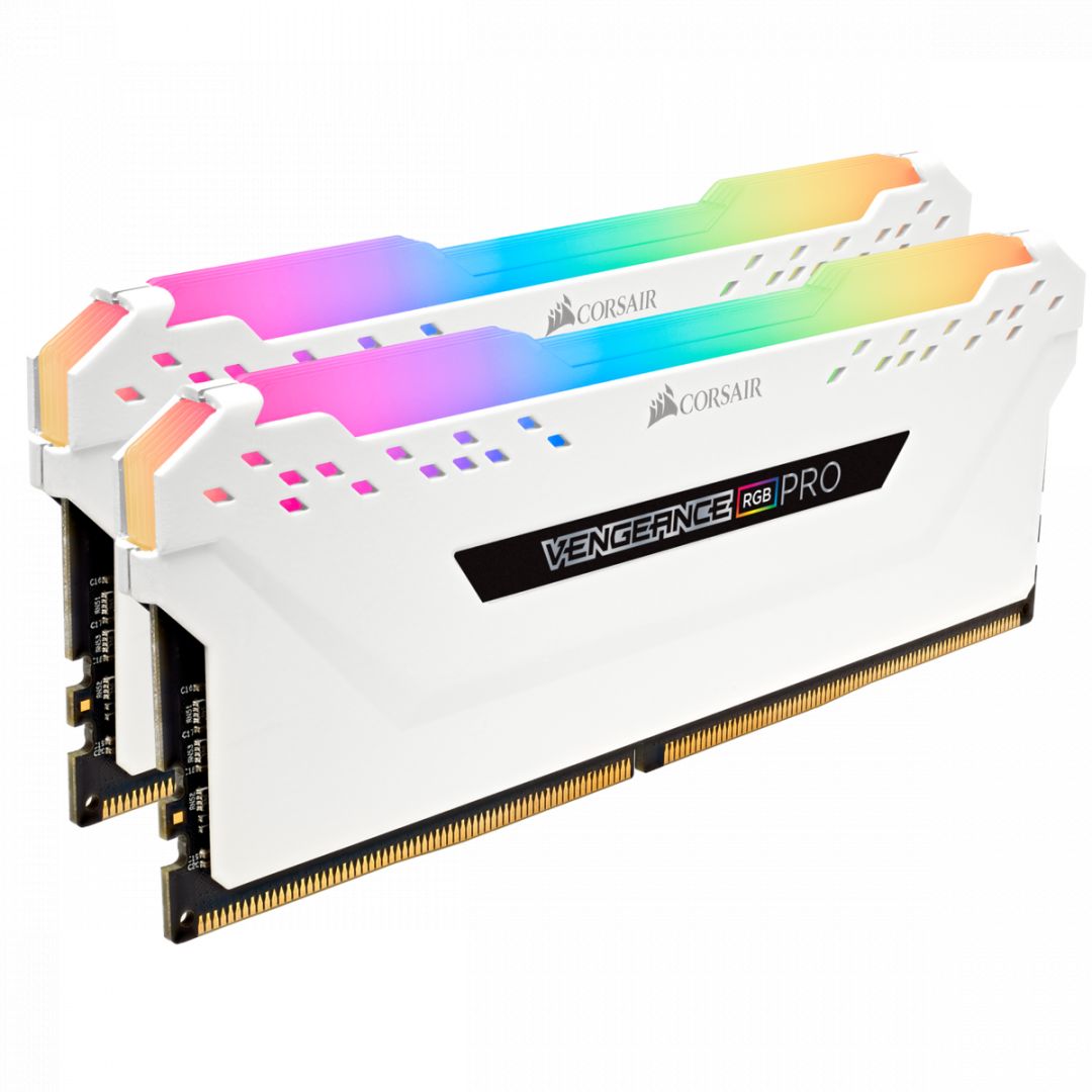 Corsair 16GB DDR4 3000MHz Kit (2x8GB) Vengeance RGB Pro White