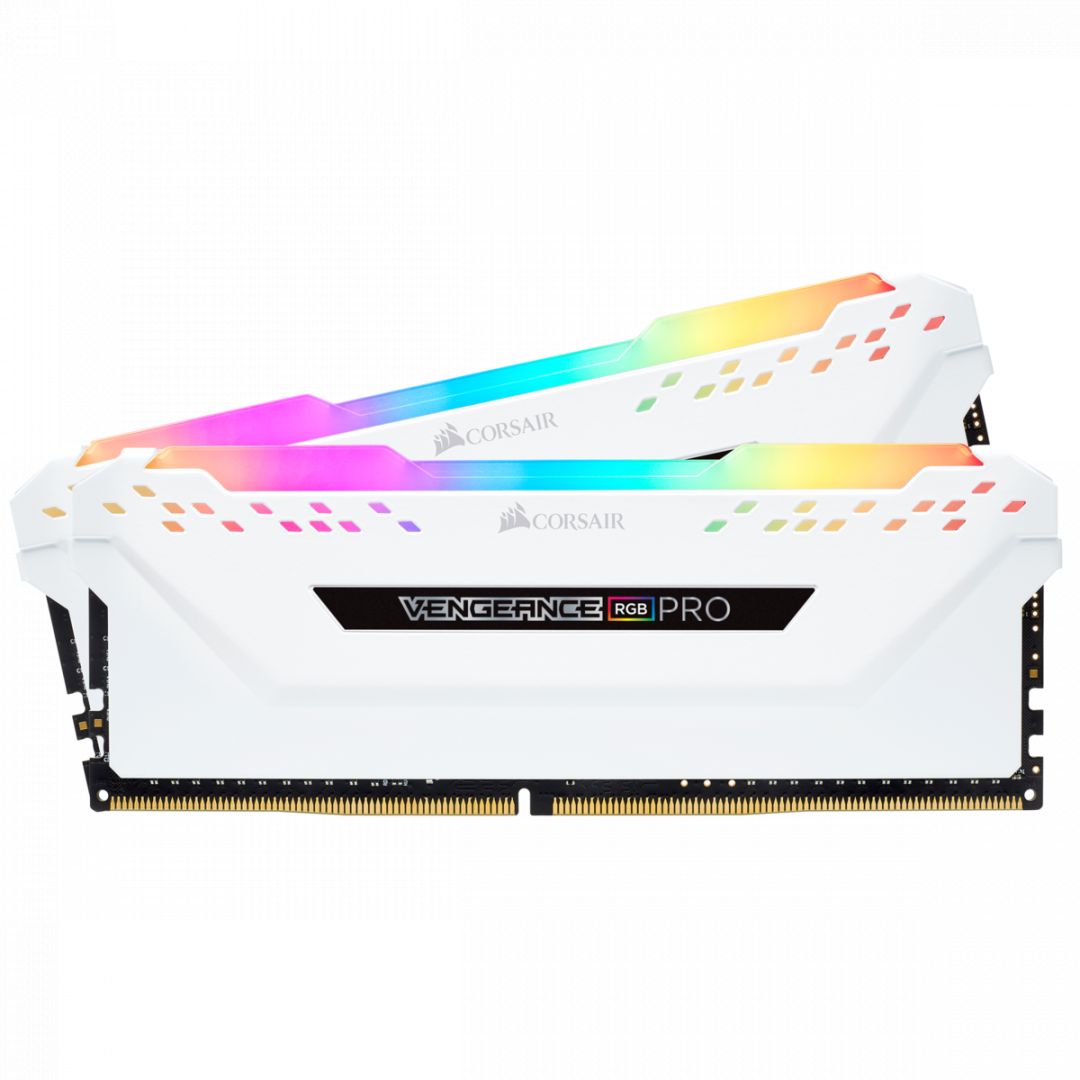 Corsair 16GB DDR4 3000MHz Kit (2x8GB) Vengeance RGB Pro White