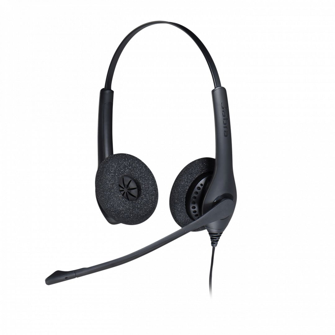 Jabra Biz 1500 Wired Stereo Headset Black