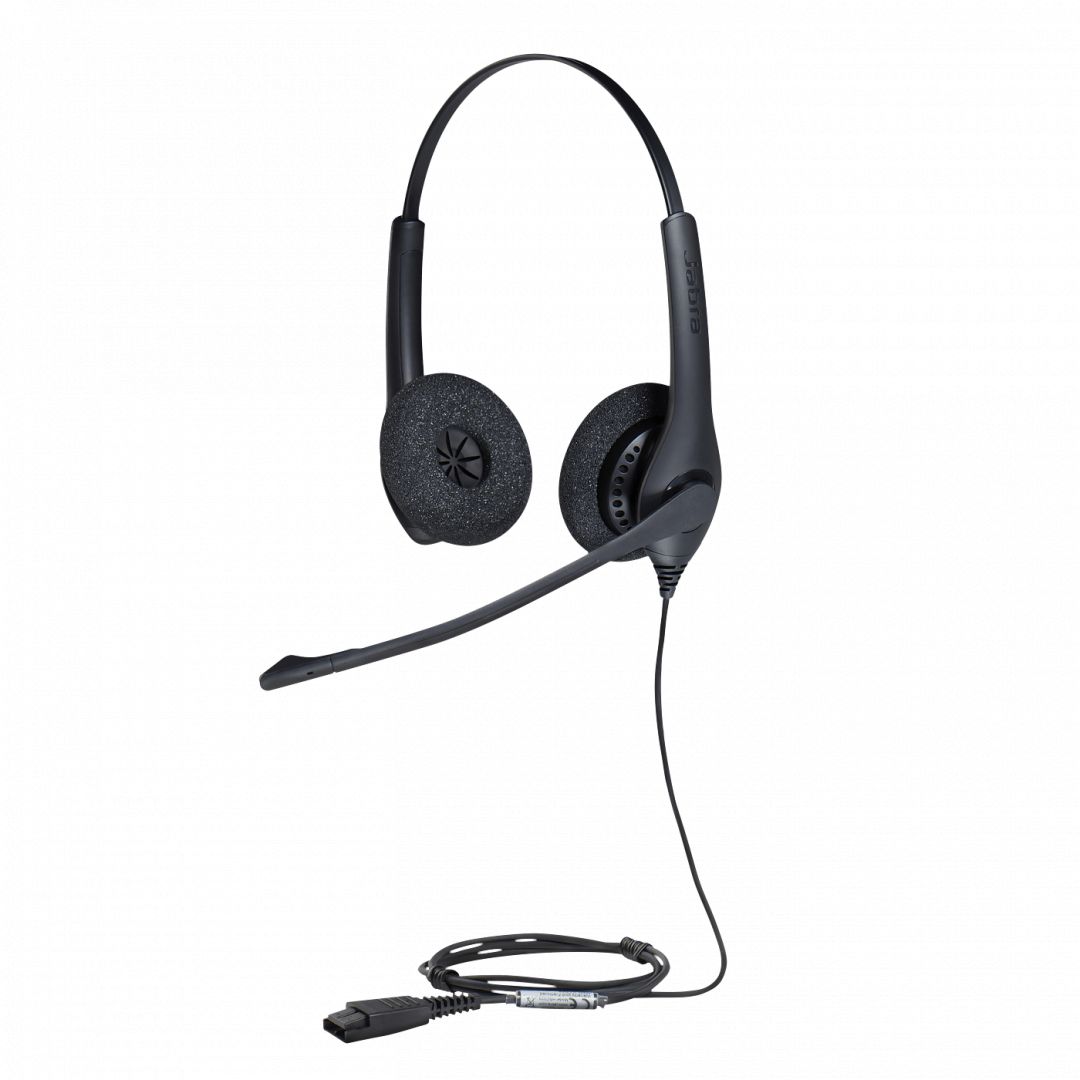 Jabra Biz 1500 Wired Stereo Headset Black