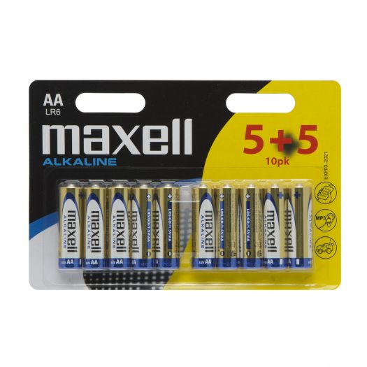 Maxell AA Alkáli Elem 5+5db/csomag