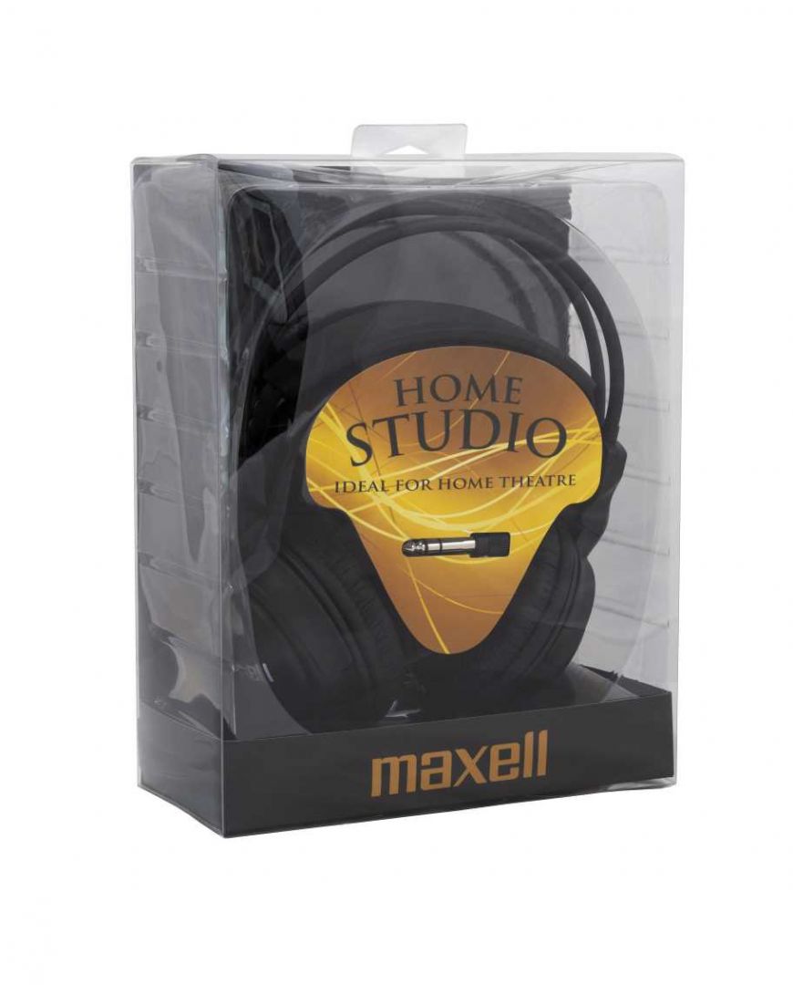 Maxell Home Studio Headphones Black