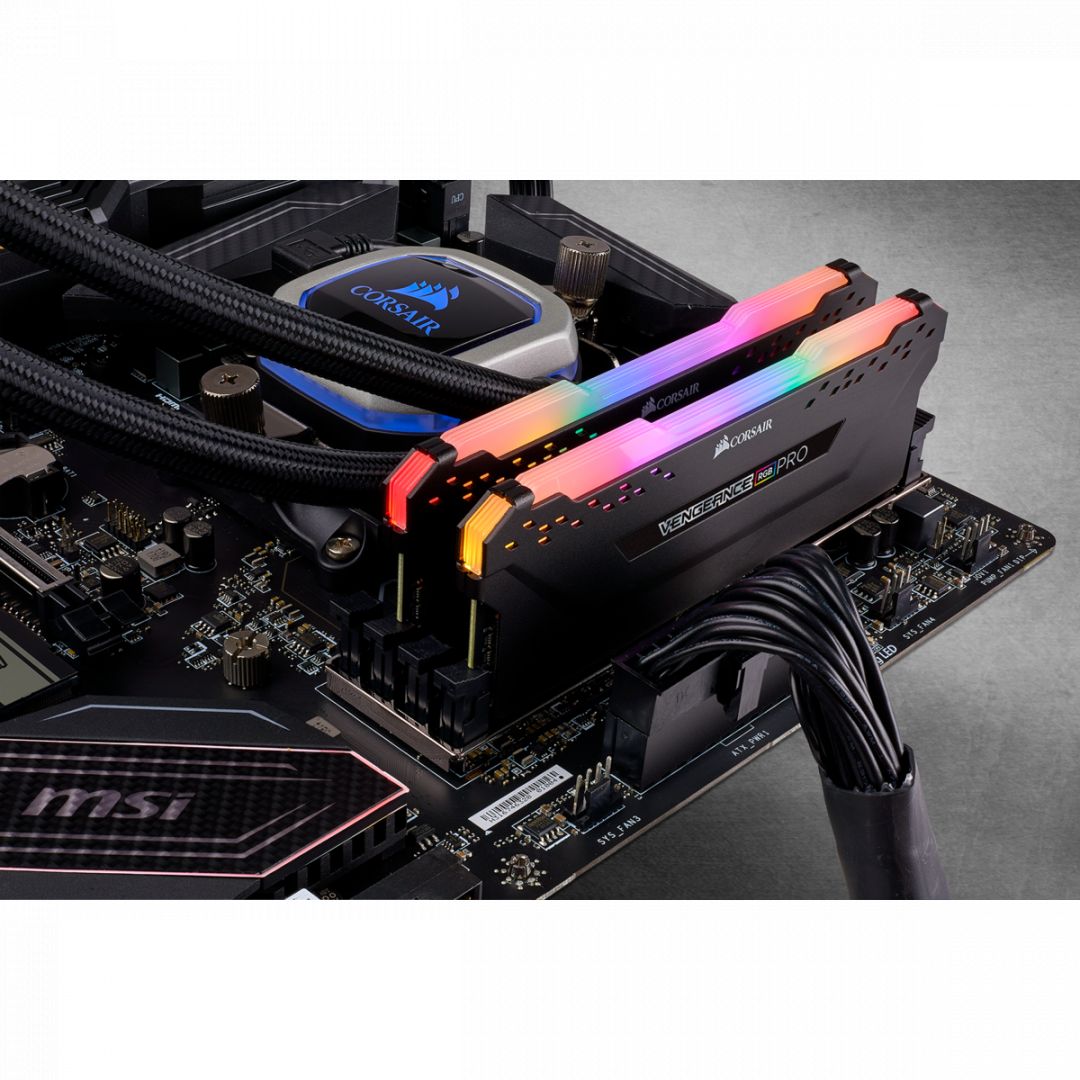 Corsair 16GB DDR4 3600MHz Kit (2x8GB) Vengeance RGB Pro Black