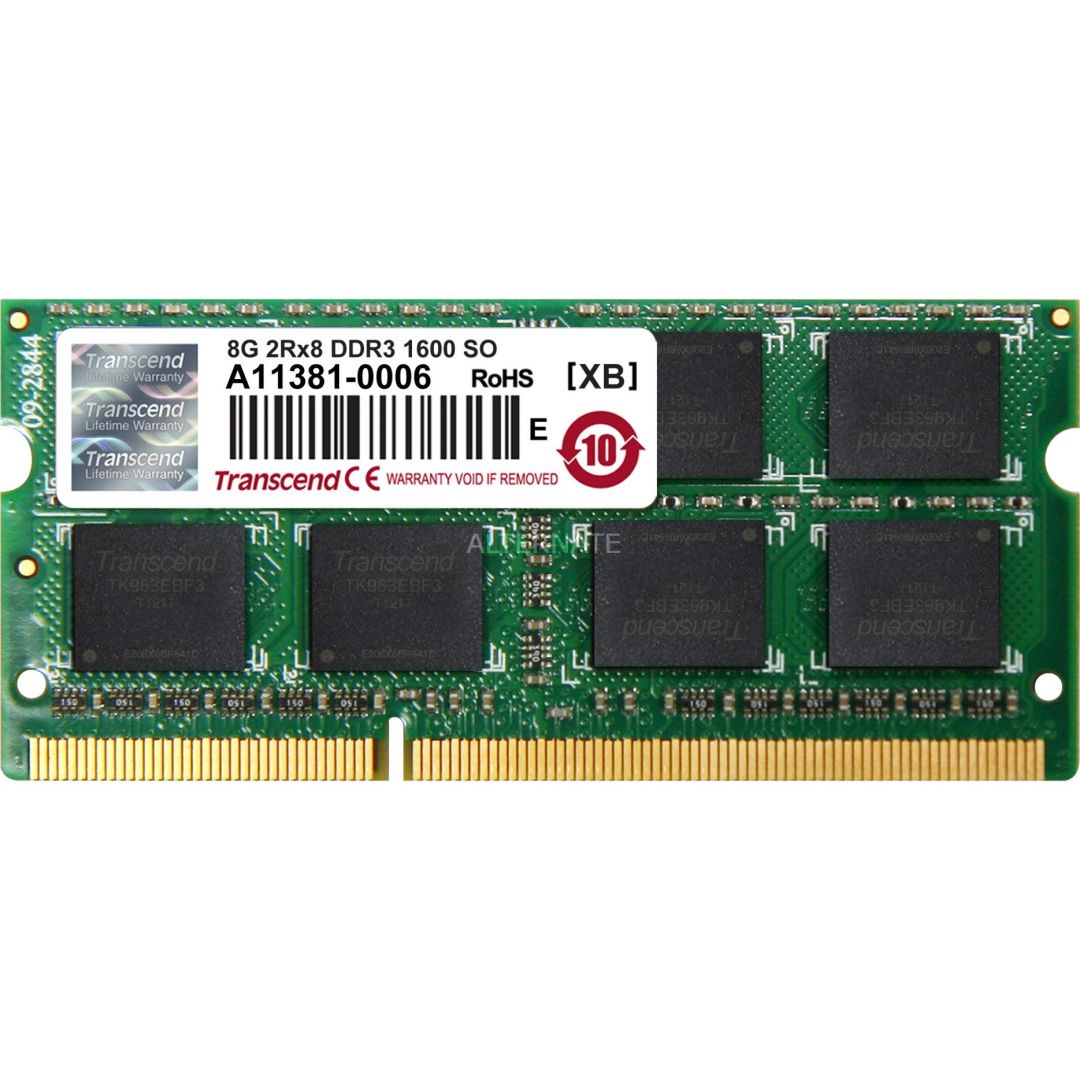 Transcend 8GB DDR3L 1600MHz SODIMM JetRam for Apple iMac 2013