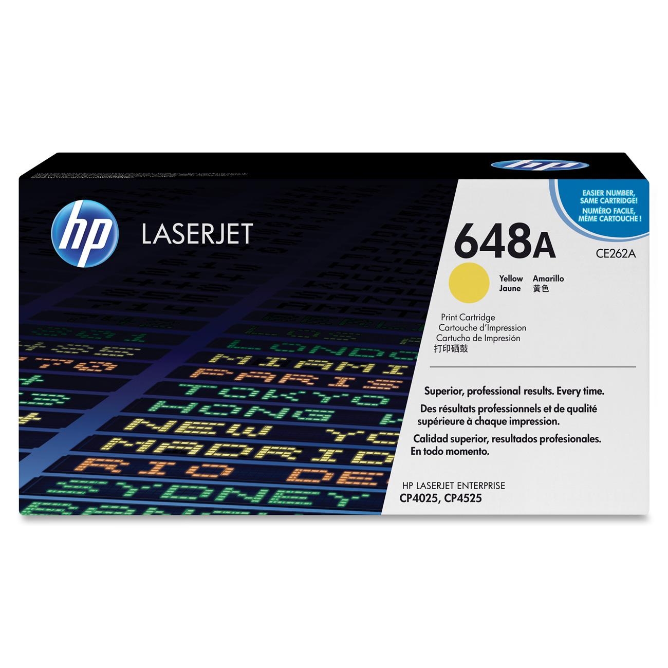 HP CE262A (648A) Yellow toner