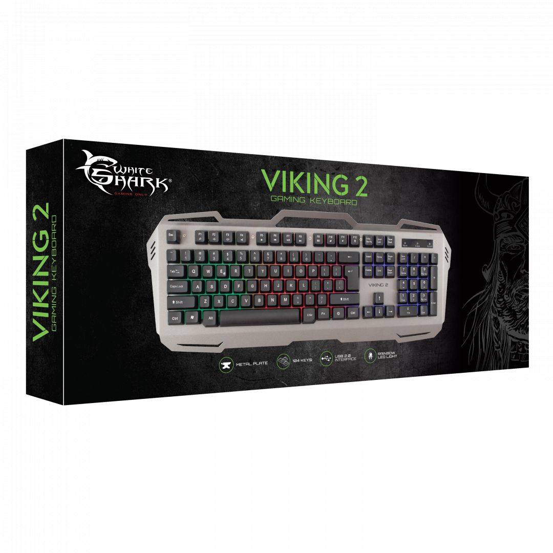 White Shark GK-1924 Viking 2 keyboard Metal HU