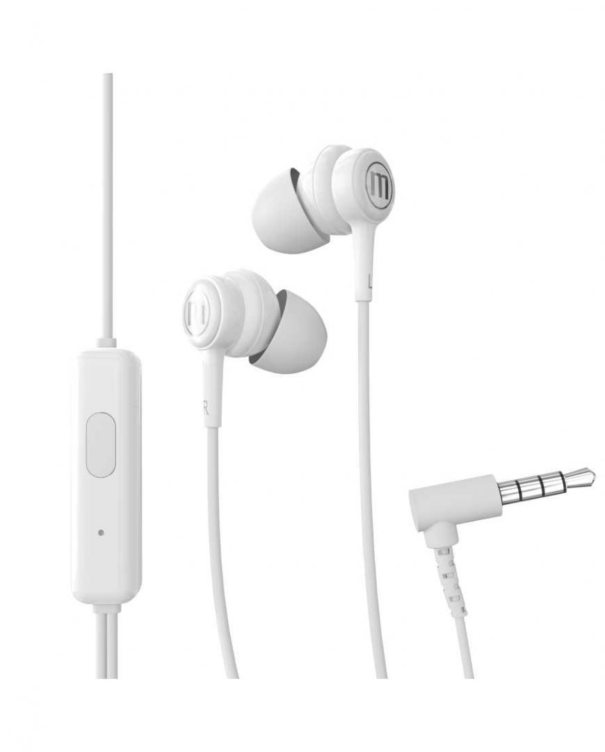 Maxell In-Tips Earphones White