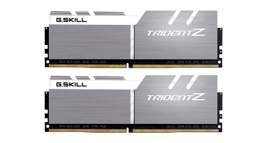 G.SKILL 16GB DDR4 4400Mhz Kit(2x8GB) Trident Z Silver/White