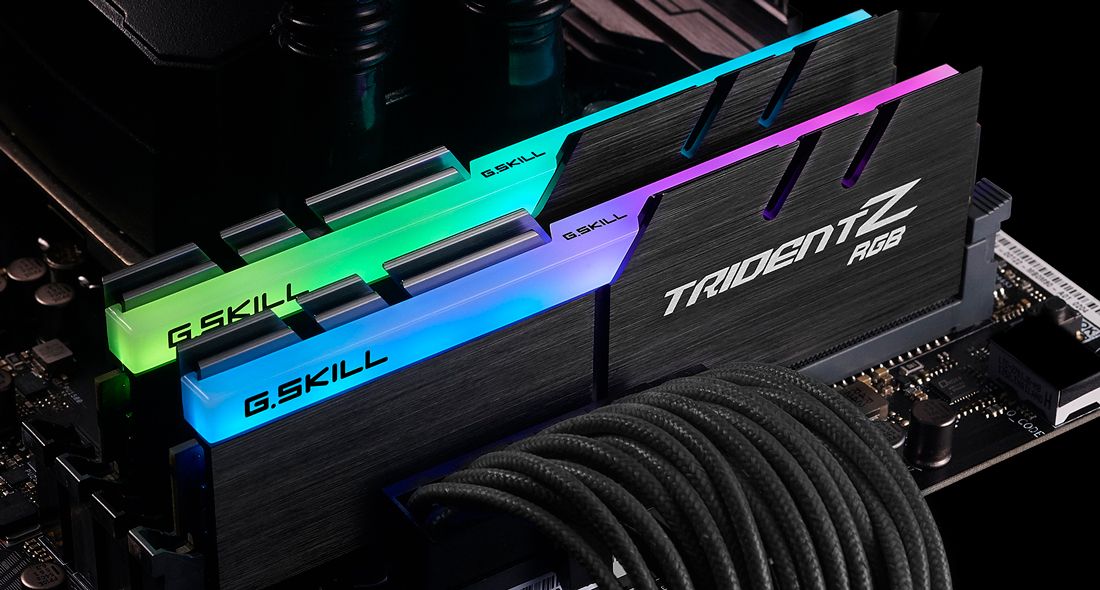 G.SKILL 16GB DDR4 4000Mhz Kit(2x8GB) Trident Z RGB Black