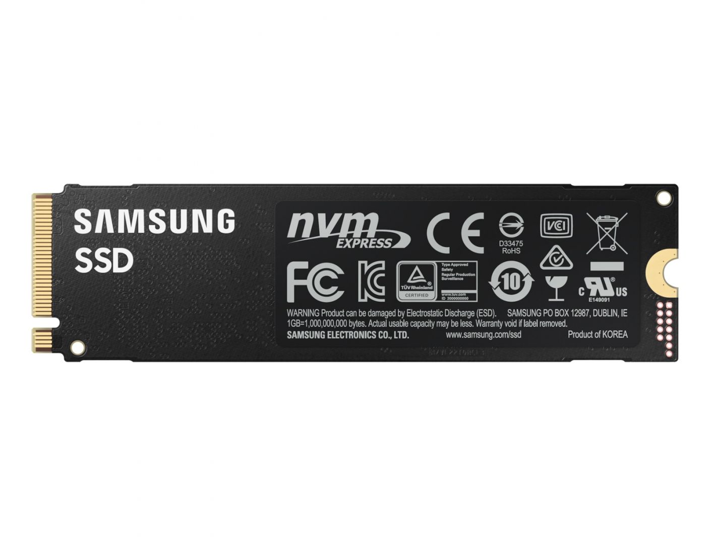 Samsung 1TB M.2 2280 980 Pro NVMe MZ-V8P1T0BW