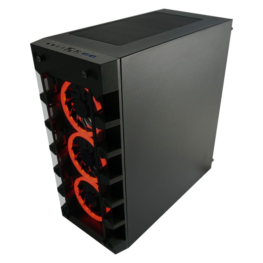 LC Power 709B Solar System X Gaming case Window Black