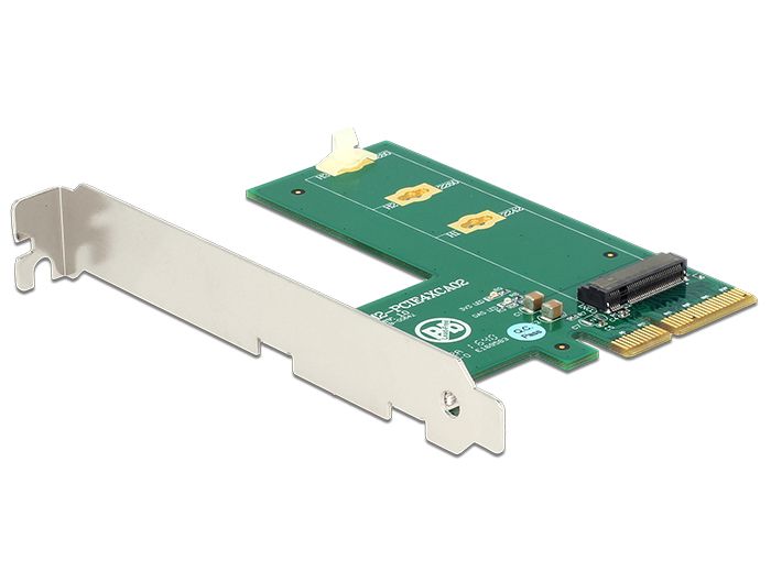 DeLock PCI Express x4 Card > 1 x internal NVMe M.2 Key M – cross format