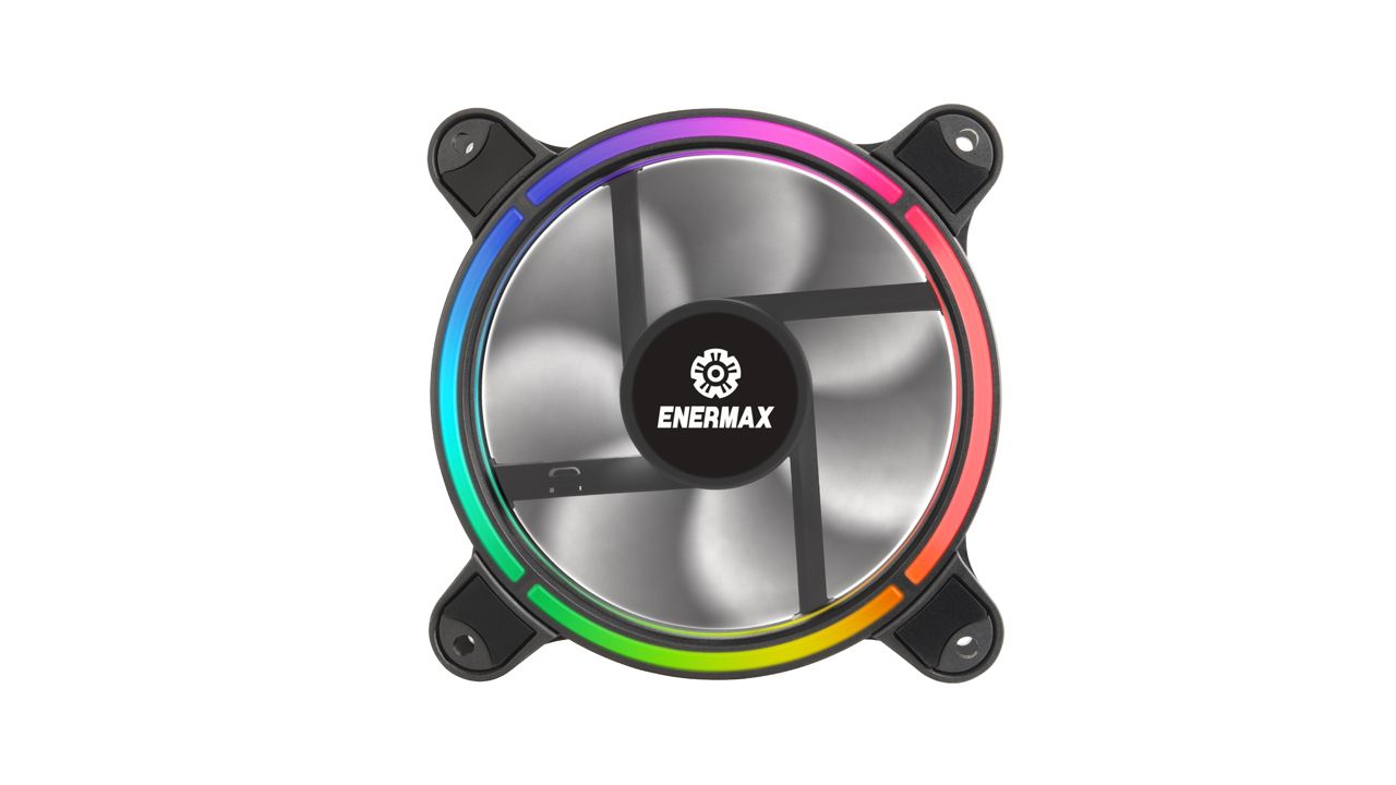 Enermax Intros T.B. RGB Fans with Exclusive 4-ring RGB Visual Effects (1 pack)