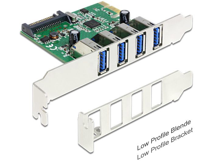 DeLock PCI Express Card > 4 x external USB 3.0