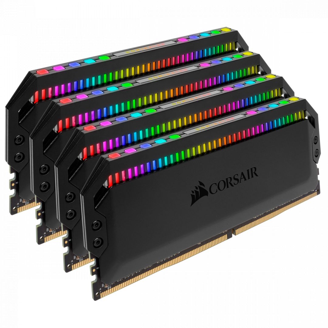 Corsair 32GB DDR4 3200MHz Kit (4x8GB) Dominator Platinum RGB Black