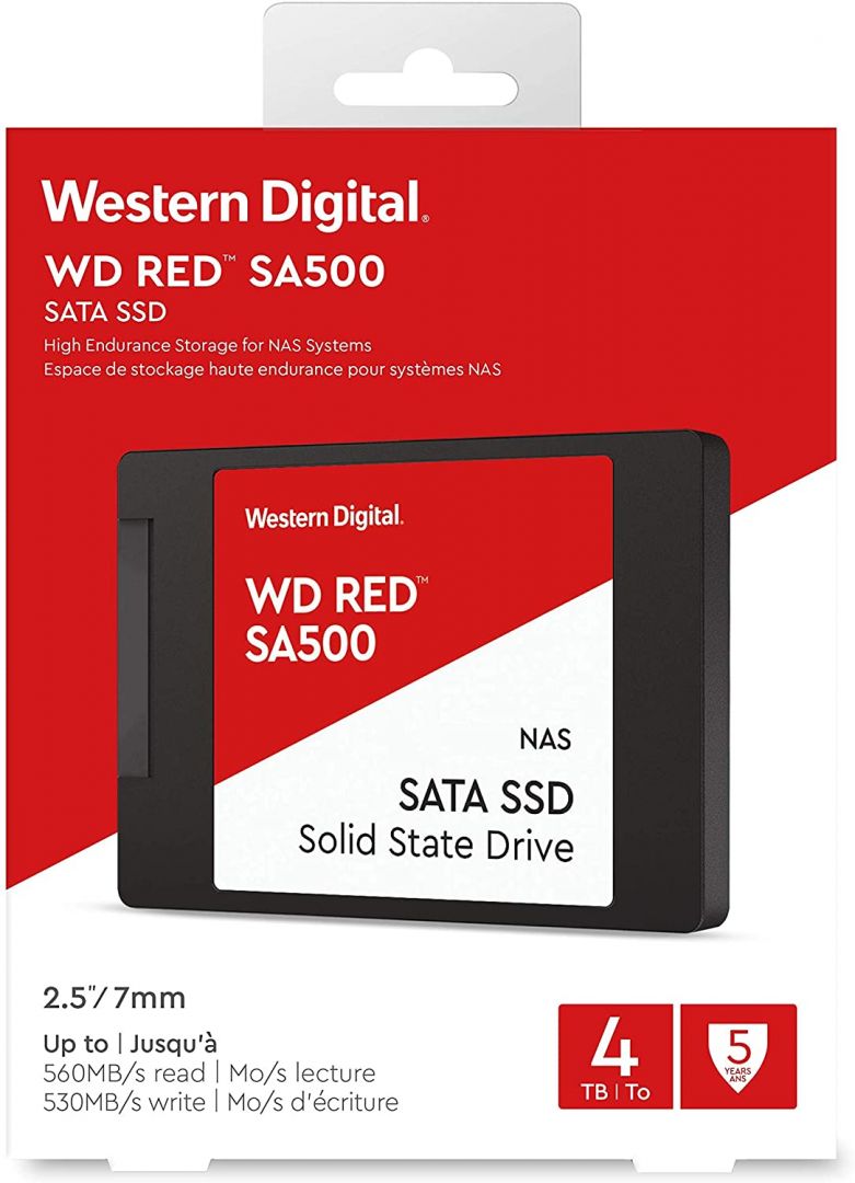 Western Digital 4TB 2,5" SATA3 SA500 Red Series WDS400T1R0A