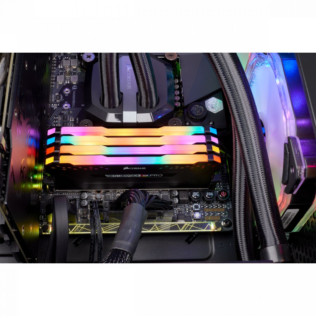 Corsair 32GB DDR4 3200MHz Kit(4x8GB) Vengeance RGB Pro Black