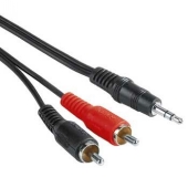 Noname 3,5 jack/2RCA audio kábel 5m