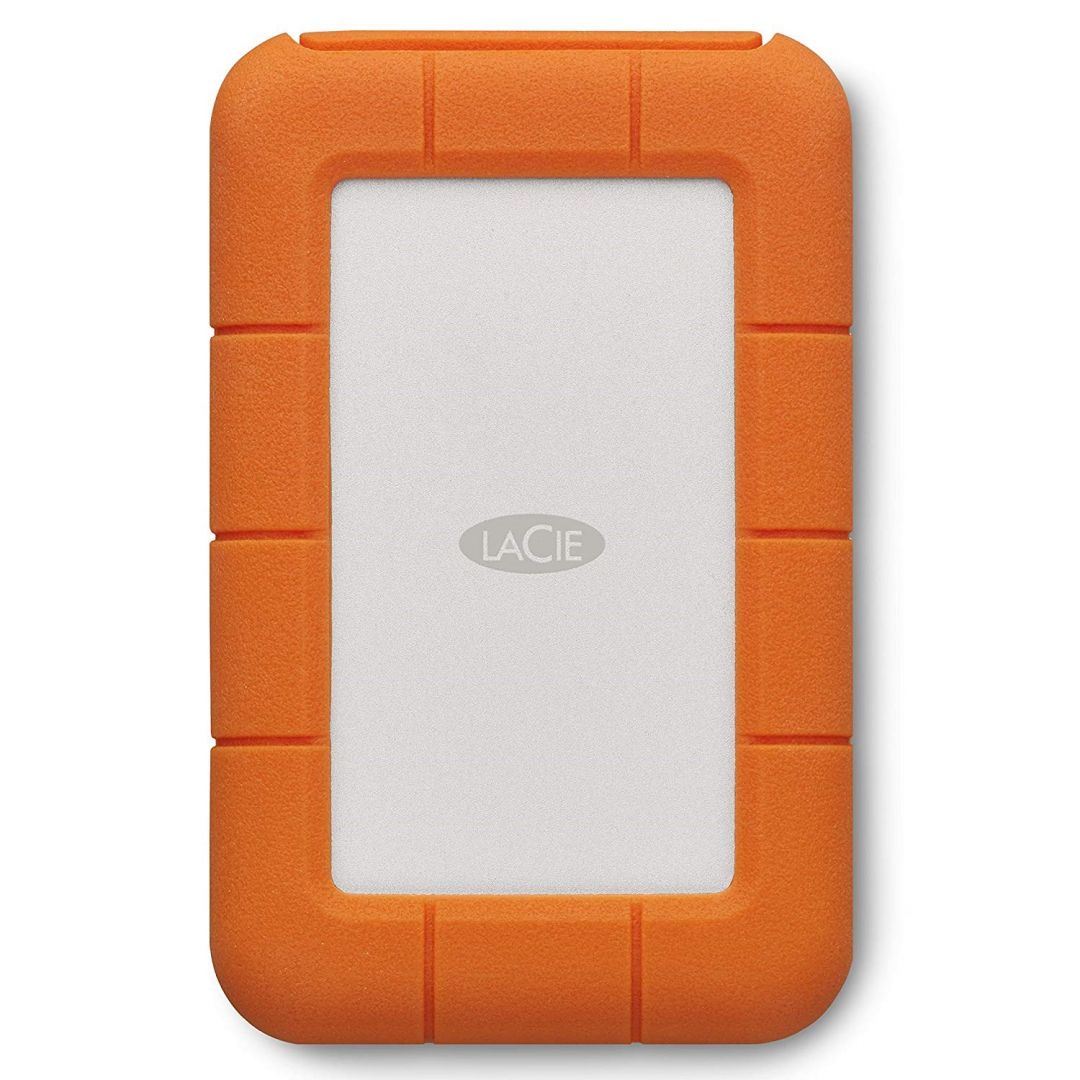 LaCie 2TB 2,5" Rugged Secure USB-C USB3.0 Silver/Orange