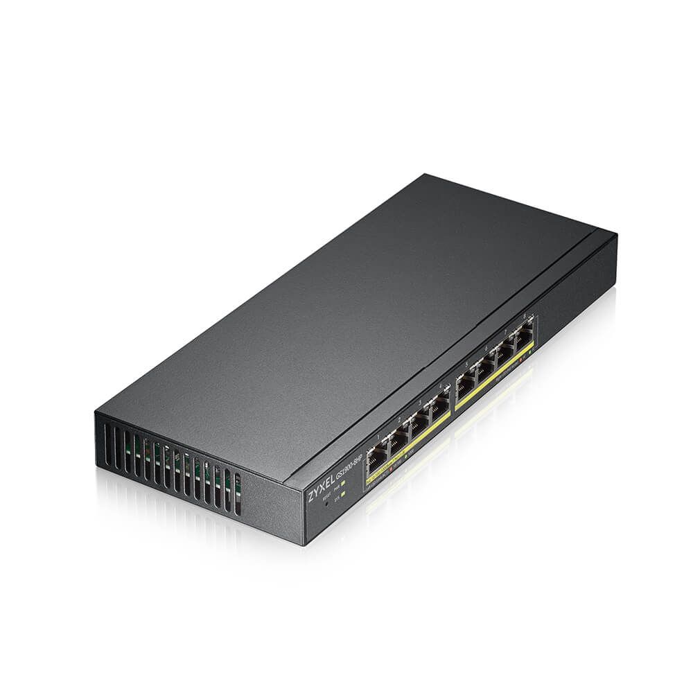 ZyXEL GS1900-8HP-EU0102F 8x1000Mbps Smart Menedzselhető PoE Switch