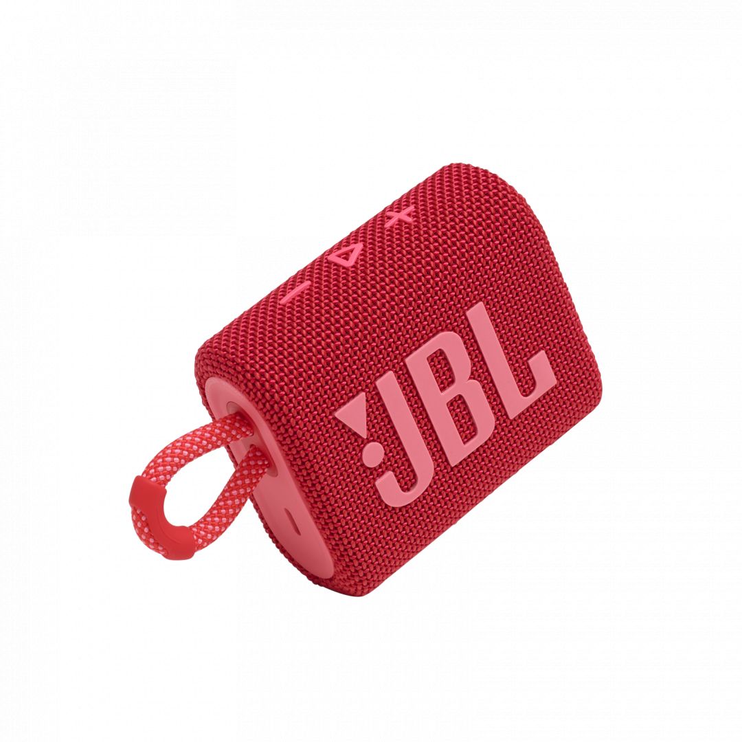 JBL Go 3 Bluetooth Portable Waterproof Speaker Red