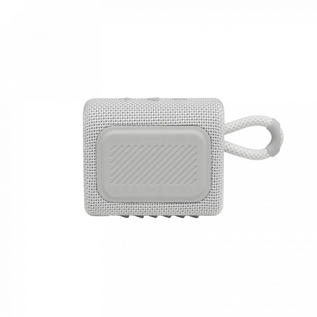 JBL Go 3 Bluetooth Portable Waterproof Speaker White