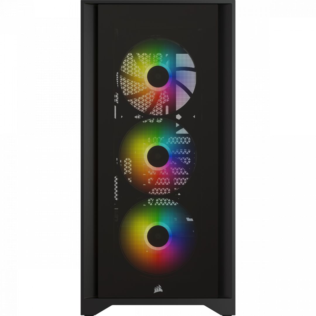 Corsair iCUE 4000X RGB Tempered Glass Black