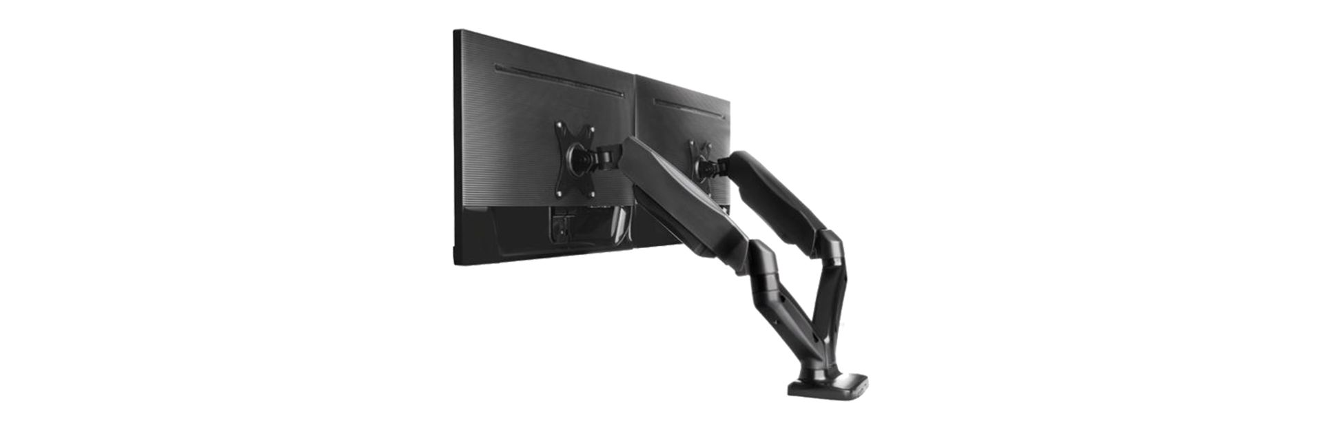 Raidsonic IcyBox IB-MS304-T Monitor stand with table support for two monitors up to 27"