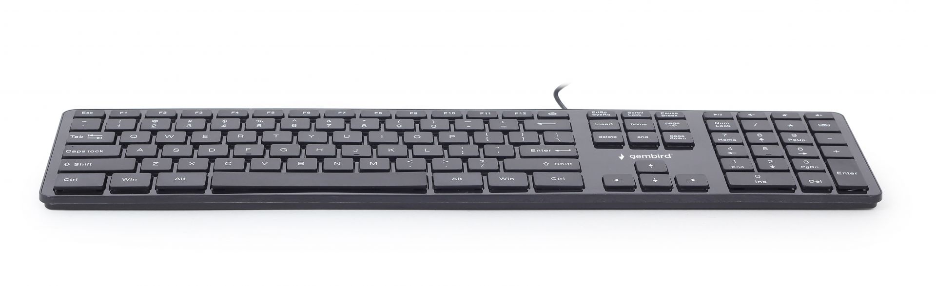 Gembird KB-MCH-02 multimedia keyboard Black US