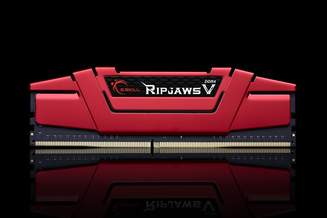 G.SKILL 16GB DDR4 2133MHz Kit(2x8GB) RipjawsV Red