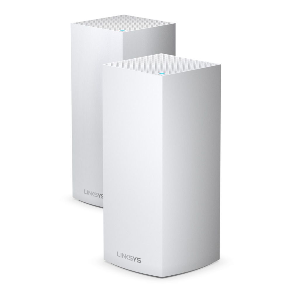 Linksys Velop AX4200 Whole Home Intelligent Mesh WiFi 6 System Tri-Band 2-pack White