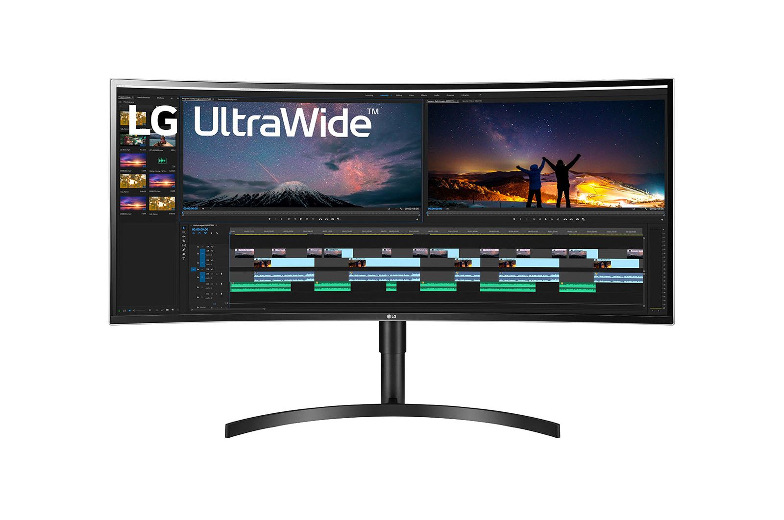 LG 38" 38WN75C-B IPS LED Curved