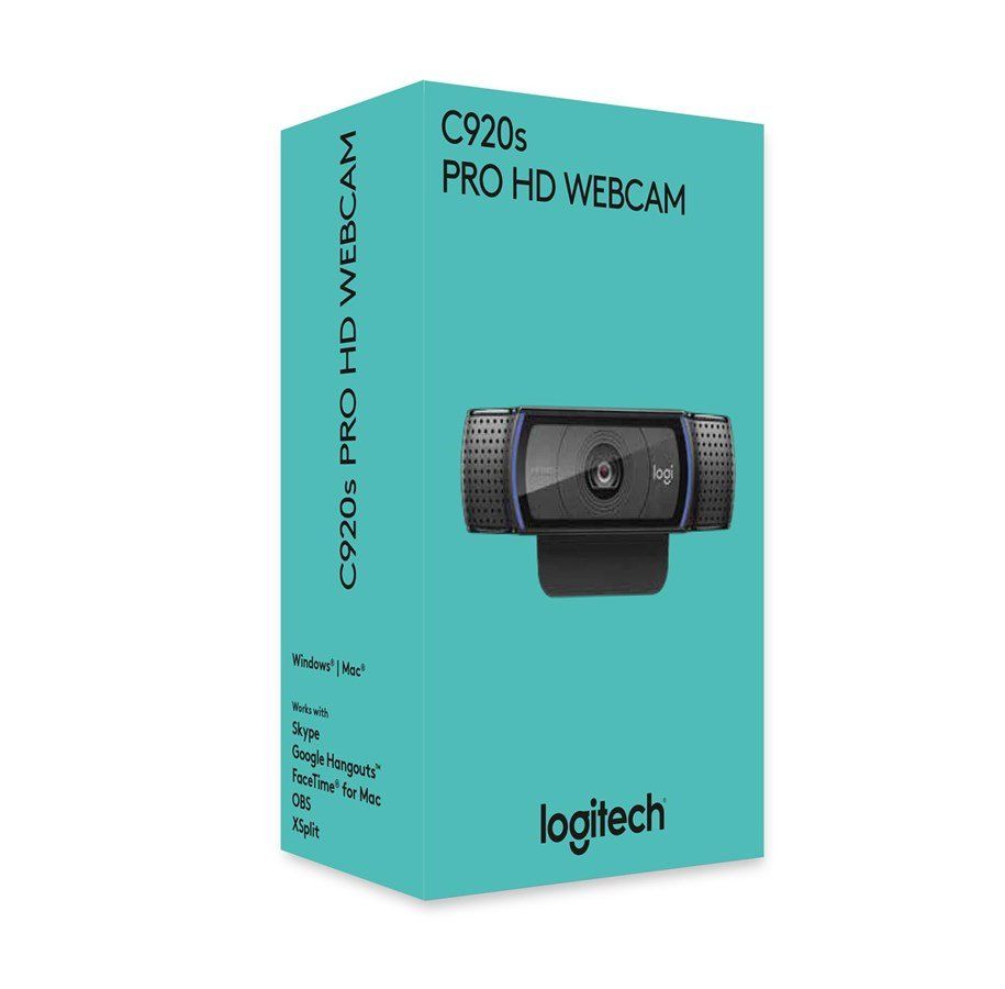 Logitech C920S Pro HD Webkamera Black