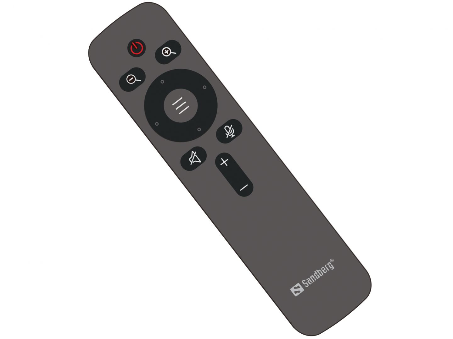 Sandberg All-in-1 ConfCam 1080P Remote Webkamera Black