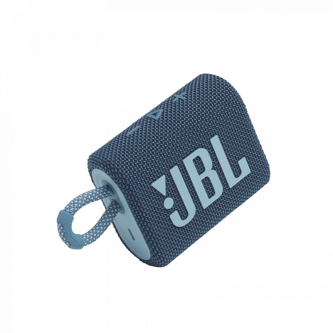 JBL Go 3 Bluetooth Portable Waterproof Speaker Blue