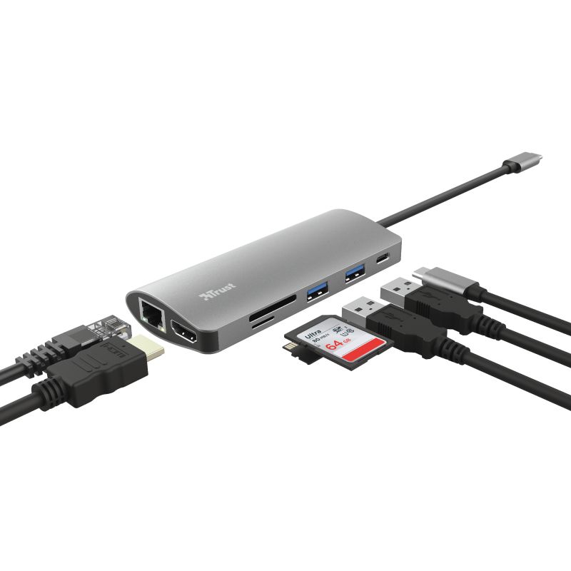 Trust Dalyx 7-in-1 USB-C Multiport Adapter