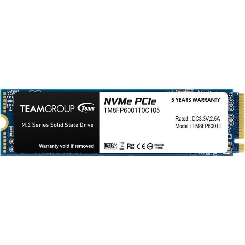 TeamGroup 1TB M.2 2280 NVMe MP33 Blue