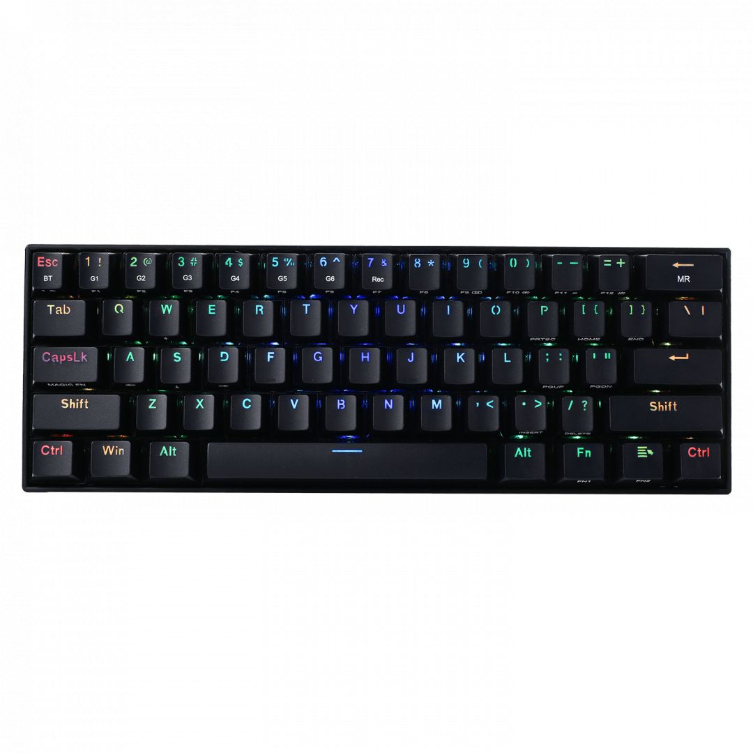 Redragon K530 Draconic Compact RGB Wireless Blue Mechanical Tenkeyless Designed Bluetooth Gaming Keyboard Black HU