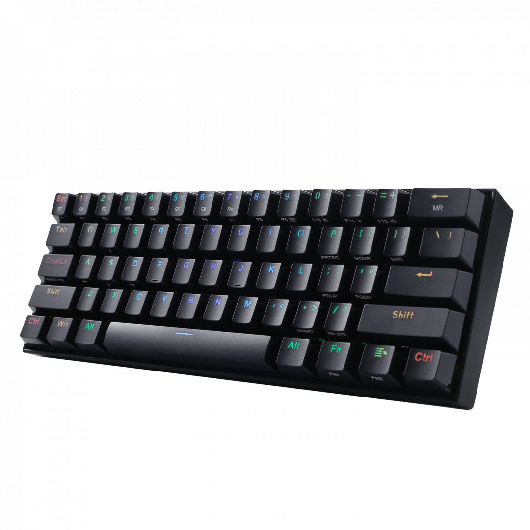 Redragon K530 Draconic Compact RGB Wireless Blue Mechanical Tenkeyless Designed Bluetooth Gaming Keyboard Black HU