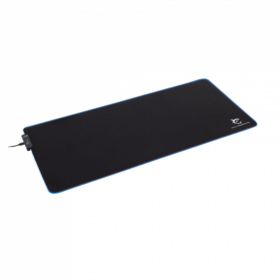 White Shark MP-1861 Luminos RGB Gaming mousepad XL Black