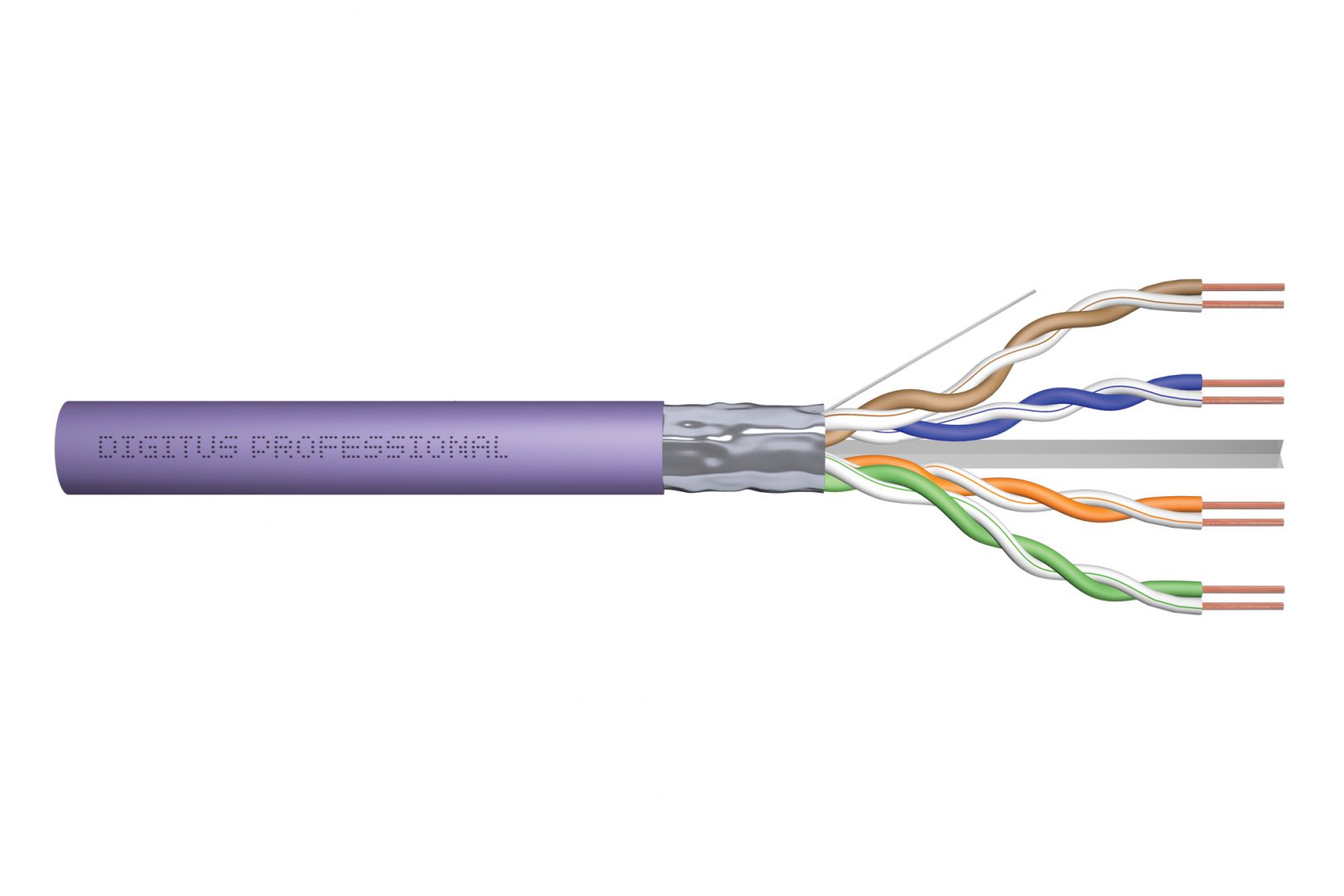 Digitus CAT6 F-UTP Installation cable 305m Purple