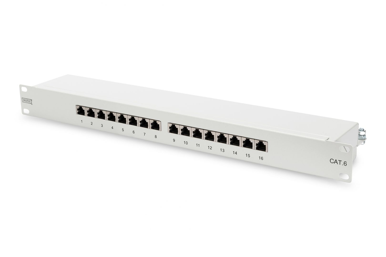 Digitus CAT 6 patch panel, unshielded, 48-port RJ45,