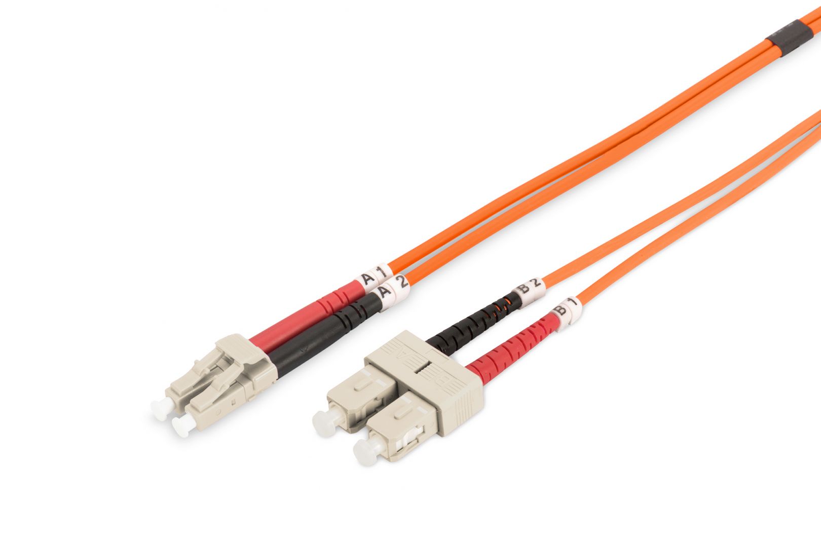 Digitus FO patch cord, duplex, LC to SC