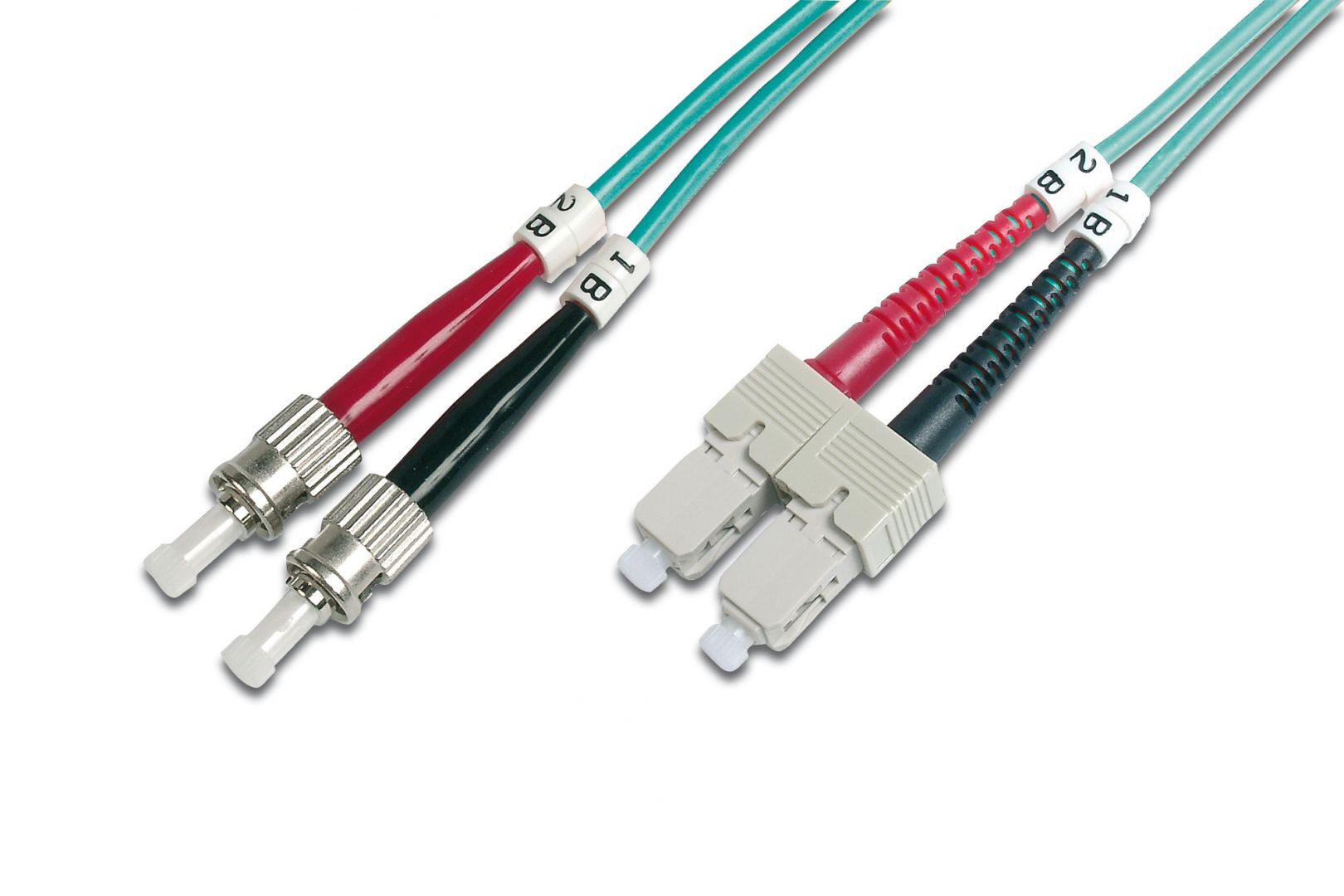 Digitus FO patch cord, duplex, ST to SC