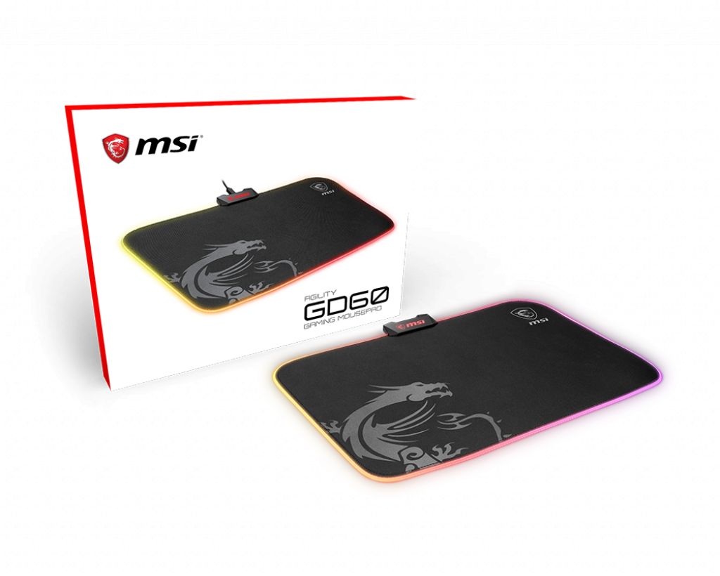 Msi Agility GD60 Gaming mousepad Black