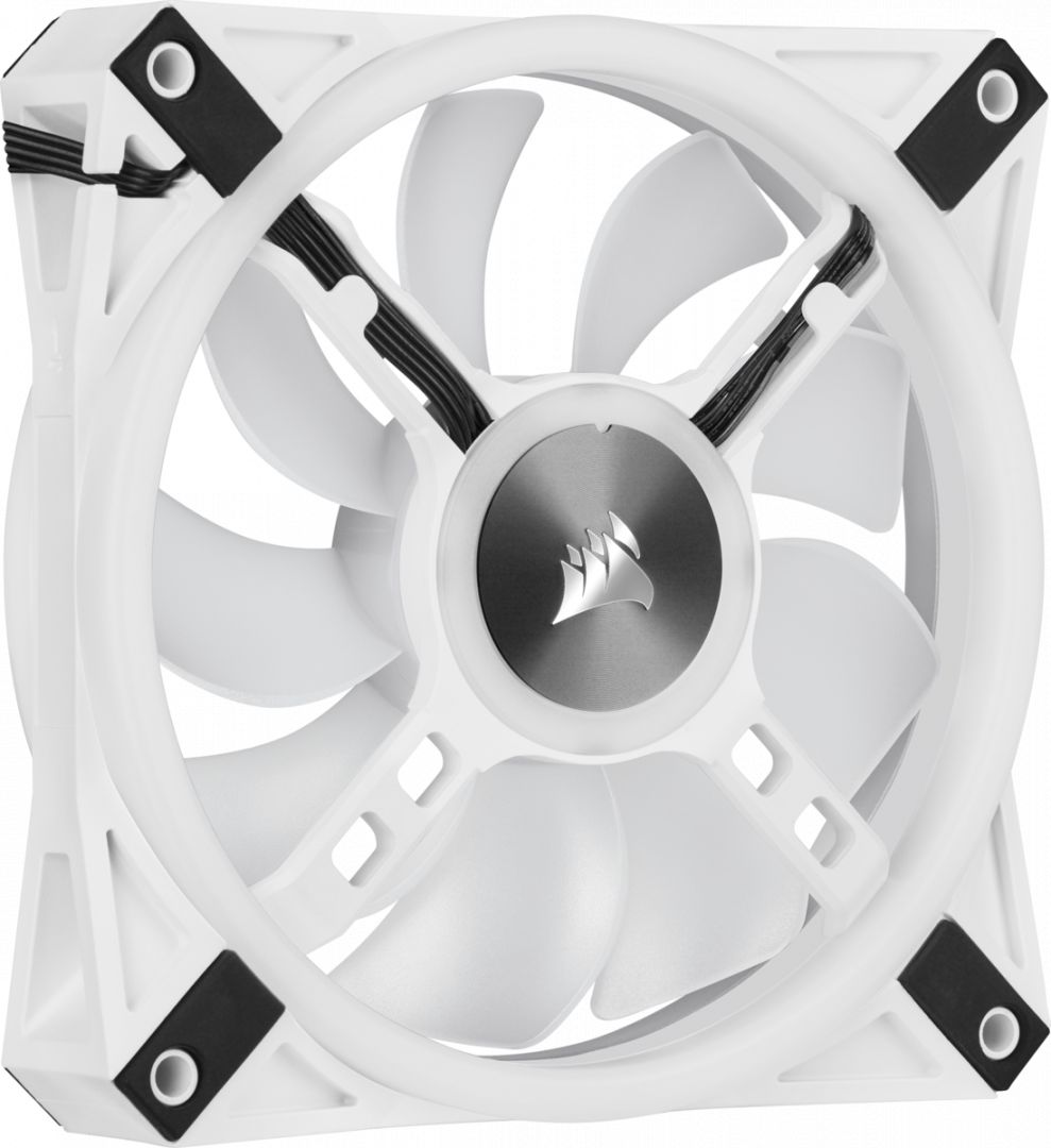 Corsair Cooler: Corsair iCue QL120 RGB 120mm h�z feh�r