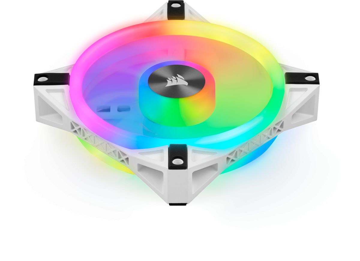 Corsair Cooler: Corsair iCue QL120 RGB 120mm h�z feh�r