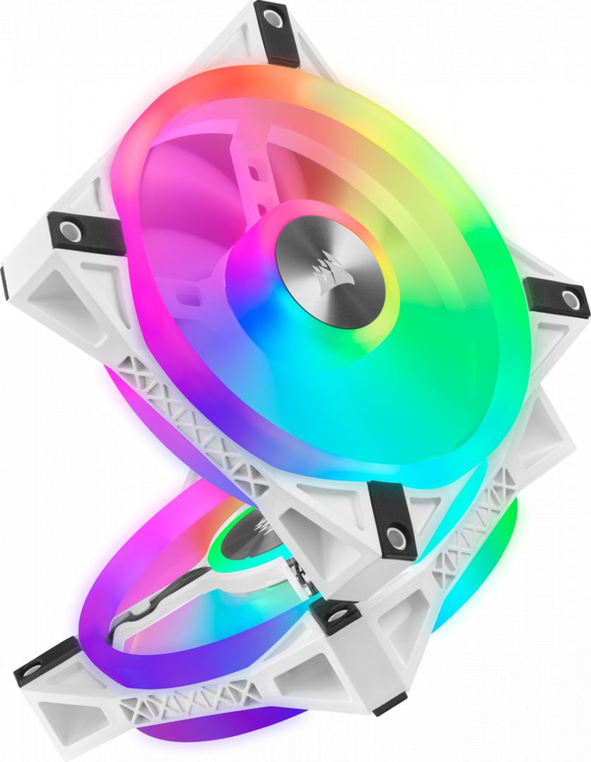 Corsair Cooler: Corsair iCue QL120 RGB 120mm h�z feh�r